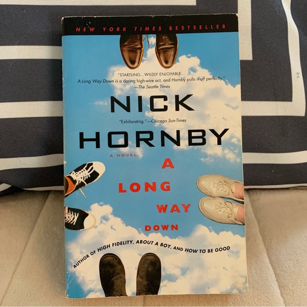 ⭐️2/$12⭐️Suicide. A Long Way Down by Nick Hornby Paperback